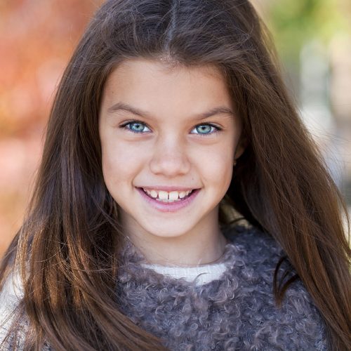 Young girl before pediatric surgery