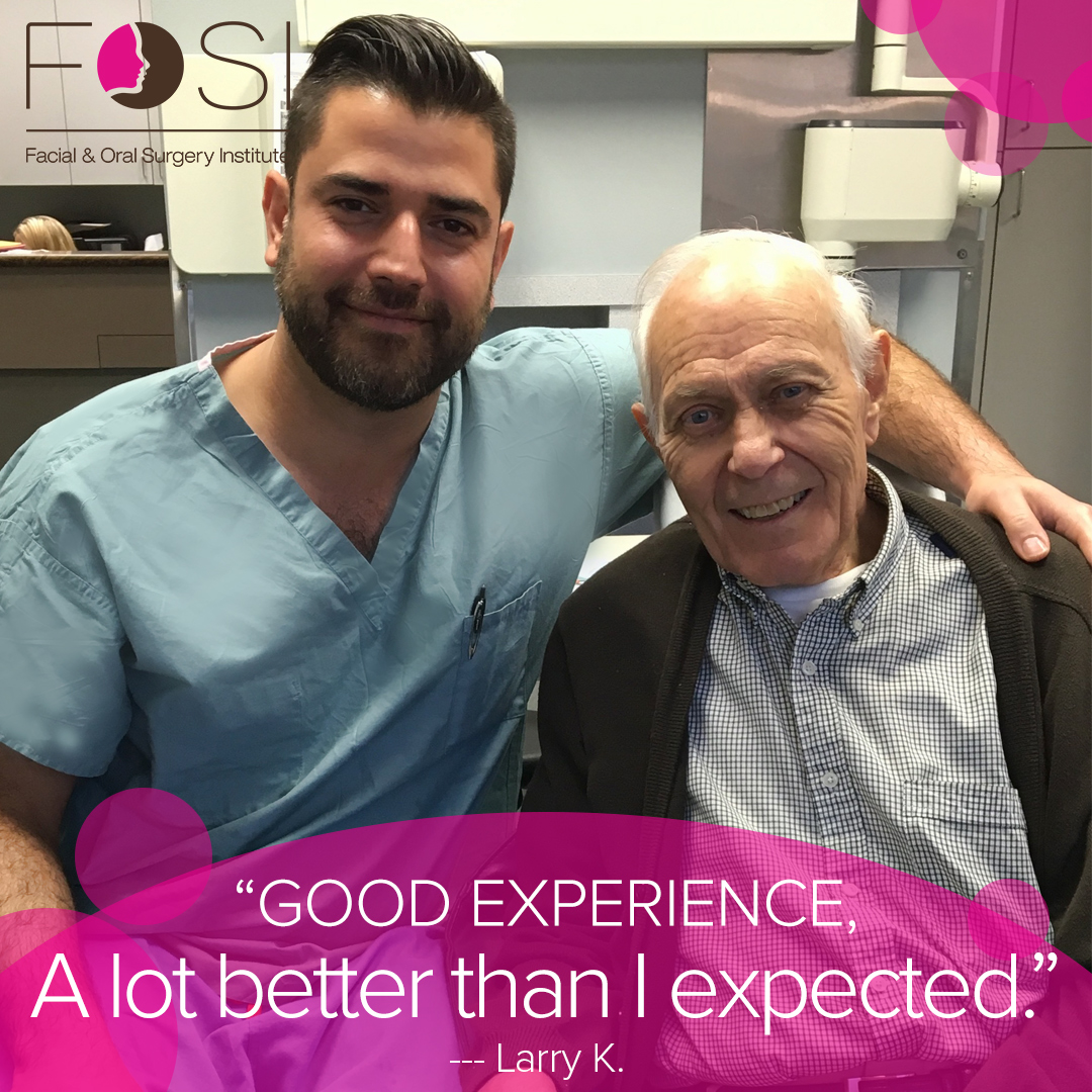 FOSI-larry-kraus-testimonial-jan2018 Larry K. - Facial & Oral Surgery patient